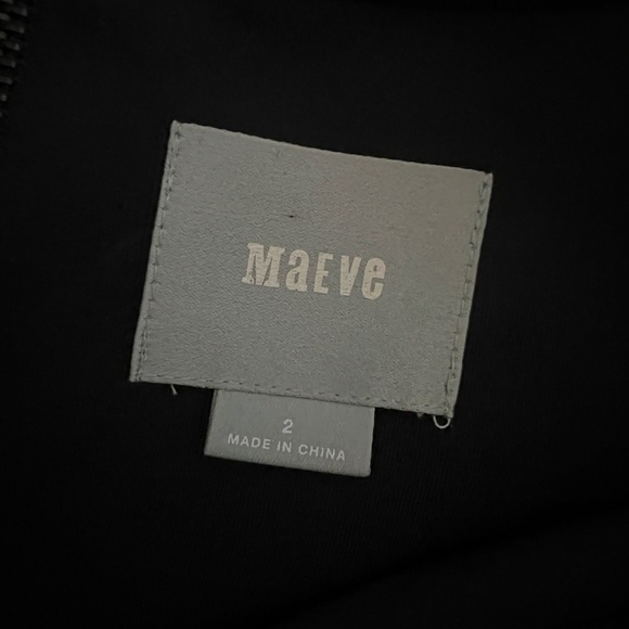 Maeve Anthropologie Slim Mini Scuba Dress Back Zip Size 2 - Picture 2 of 4